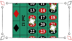 I roulette er en split et væddemål på mere end et tal. Man gør det ved at placere sine jetoner på linjen mellem to tal