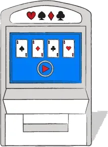 Du kan spille video poker lige så længe du vil. Der er ingen på casinoet der kommer og stopper dig.